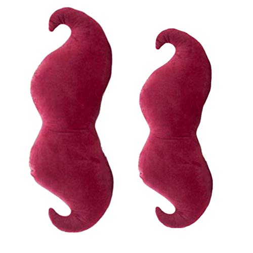 Ruankenshop Peluche Creatividad Cojines Relleno Apaciguar Cojin Dibujos Animados Tela Peluche Peluche Papa Noel Regalos para La Casa Wine Red,50cm/19.67inch