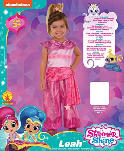 Rubies 510301XS Shimmer and Shine Leah Genie - Disfraz infantil para niña, talla XS