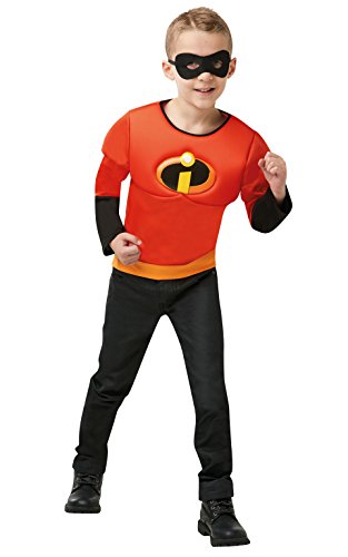 Rubies 641392NS Disfraz oficial de Disney Incredibles para 2 niños, talla única para niños de 4 a 6 años