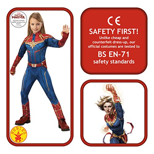 Rubies Captain Marvel Disfraz, Multicolor, Small (700597)