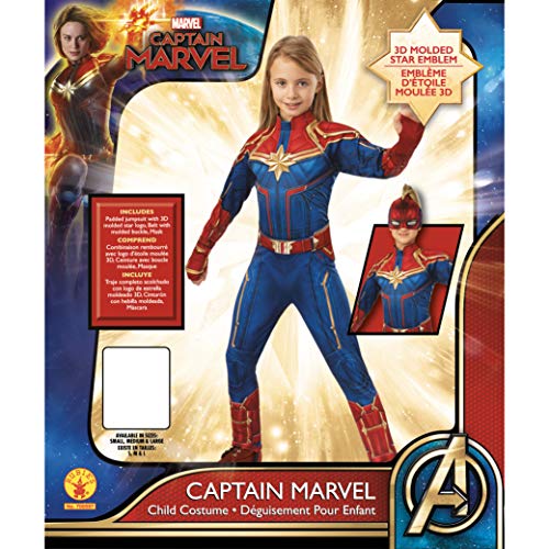 Rubies Captain Marvel Disfraz, Multicolor, Small (700597)