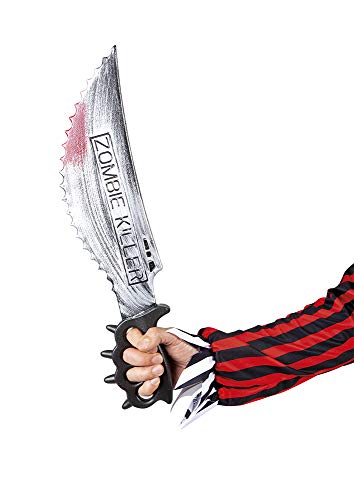 Rubies Cuchillo Zombie Killer 50 Cm Complementos, Multicolor, STD Unisex Adulto