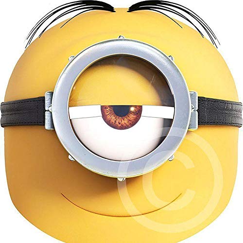 Rubies-Despicable Gru 2: Mi Villano Favorito Mascara stuart minions talla unica, color amarillo, (Rubie'S Spain MISTU01)