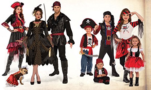 Rubies - Disfraz de Pirata Bribón para niños, talla 3-4 años (Rubies 630938-S)