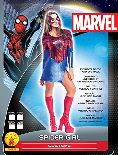 Rubies Disfraz Oficial de Marvel Spider-Girl para Mujer, Disfraz de Adulto – XS