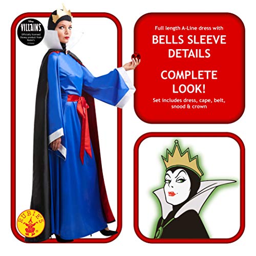 Rubie's- Disney Evil Queen Villians Disfraz, Multicolor, 12-14 (300432M)