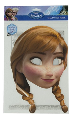 Rubies-Disney Mascara anna frozen talla unica, color beige, (Rubie'S Spain FRANN01)