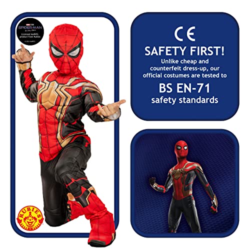 Rubies Marvel Deluxe Iron Spider-Man Boy's Fancy Dress Costume Large