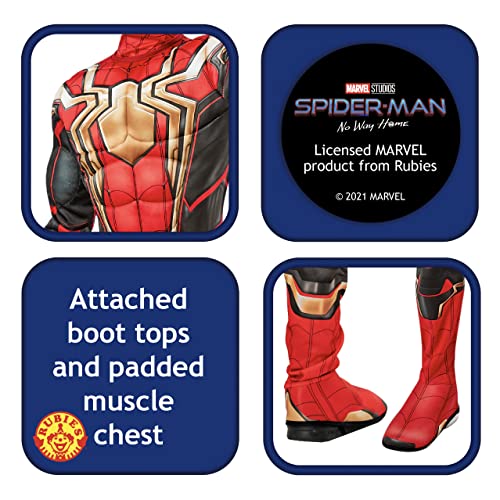 Rubies Marvel Deluxe Iron Spider-Man Boy's Fancy Dress Costume Large