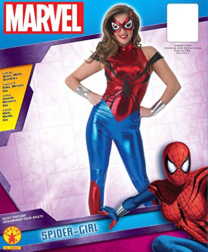 Rubies 's Oficial Ladies Marvel Spider-Girl Catsuit, Disfraz para Adultos – tamaño Mediano UK 12 – 14