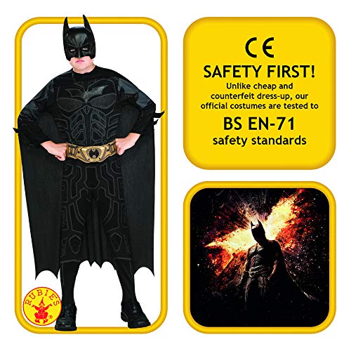 Rubies`s - Disfraz infantil de Batman TDK Rises clásico (881286-M)