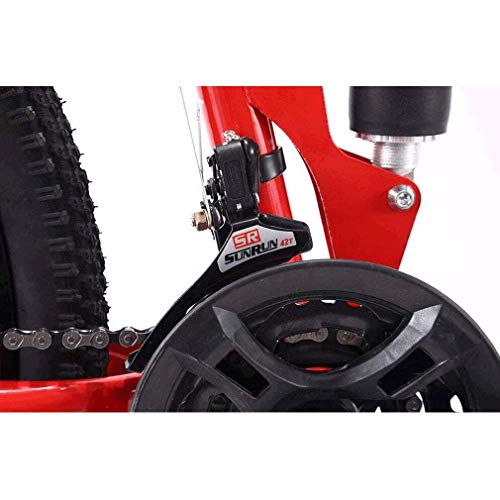 Rueda de corte de 26 pulgadas y 3, bicicleta de crucero rígida de acero con alto contenido de carbono, bicicleta de montaña deportiva plegable, para adolescentes de adultos, hombres y mujeres,Negro