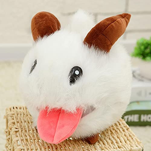 Ruiodr Leuke Game League of Legends Pual LOL Limited Poro Pluche Knuffel Kawaii Pop Witte Muis Cartoon Baby Speelgoed 28 Cm