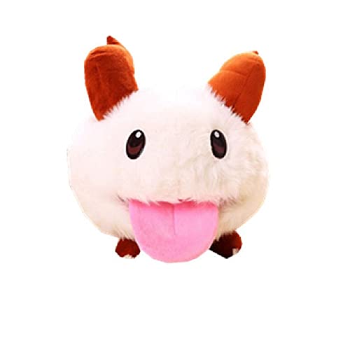 Ruiodr Leuke Game League of Legends Pual LOL Limited Poro Pluche Knuffel Kawaii Pop Witte Muis Cartoon Baby Speelgoed 28 Cm