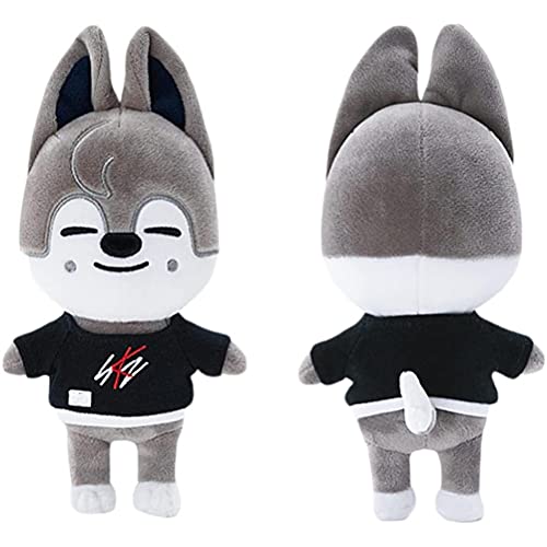 ruixin Juguete de peluche para niños de dibujos animados de peluche, juguete de peluche Skzoo de 8.2 pulgadas, lindo juguete de animales de peluche de Skzoo, muñeca de felpa suave Skz para niños