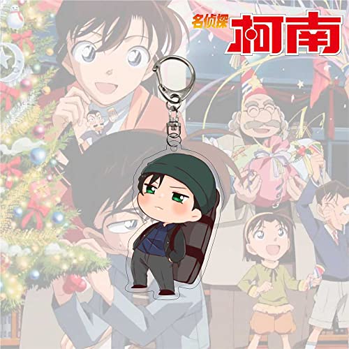 S-TZYY Detective Conan Llavero, Anime Acrílico Llavero de Dibujos Colgante Unisex Dibujos Cosplay Accesorios 8piezas 6cm