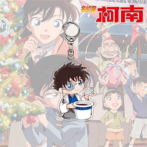 S-TZYY Detective Conan Llavero, Anime Acrílico Llavero de Dibujos Colgante Unisex Dibujos Cosplay Accesorios 8piezas 6cm