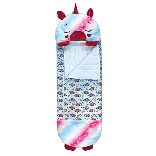 Saco de Dormir Niños Almohada Peluche Convertible 2 en 1【 Saco Infantil Unicornio Uri Unicorn 135 cm 】 Dreamy Friends