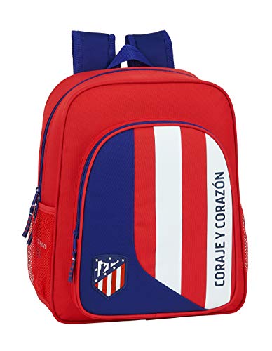 Safta 612045640 Mochila Junior niño Adaptable Carro Atlético de Madrid