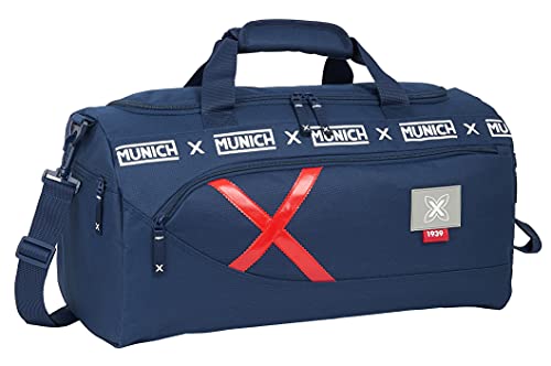 Safta Bolsa de Deporte de Munich Spike, 500x250x250 mm, Azul Marino