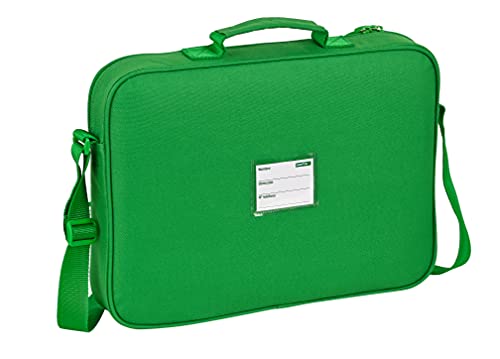 Safta Cartera Extraescolares de Real Betis Balompié, 380x60x280 mm, Verde