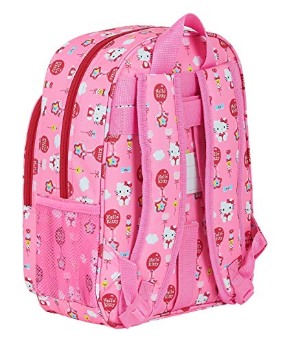 Safta Mochila Escolar Infantil Hello Kitty Balloon, 260x110x340mm