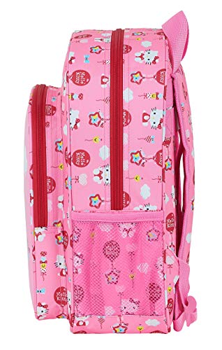 Safta Mochila Escolar Infantil Hello Kitty Balloon, 260x110x340mm