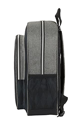 Safta Mochila Escolar Junior de Harry Potter Hogwarts, 320x120x380 mm, Negro/Gris (M640)