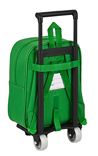 Safta Mochila Guardería con Carro Real Betis Balompié, 220x100x270 mm, Verde