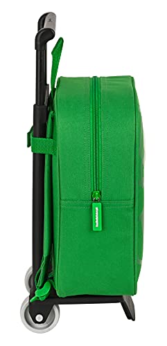 Safta Mochila Guardería con Carro Real Betis Balompié, 220x100x270 mm, Verde