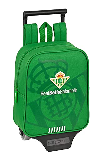 Safta Mochila Guardería con Carro Real Betis Balompié, 220x100x270 mm, Verde