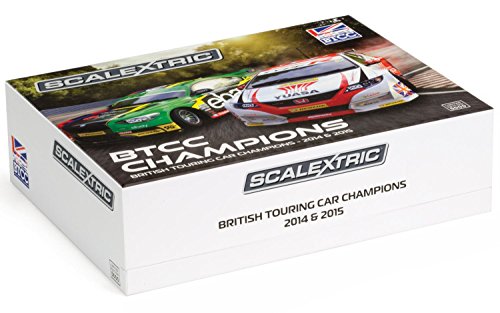 Scalextric – c3694 a – Coffret – 2 Coches BMW 125 Serien 1 & Honda Civic – btcc-001 Champions