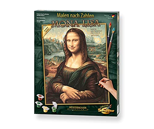 Schipper 609130511 - Pintura por Números - Mona Lisa, de 40 x 50 cm [importado de Alemania]