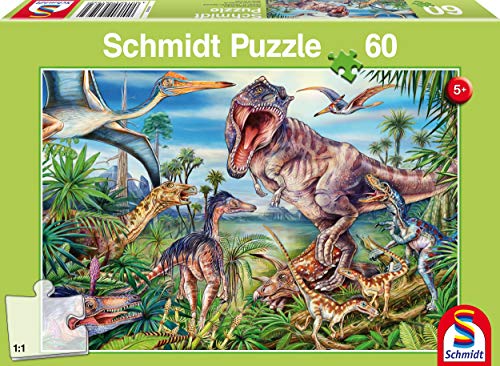 Schmidt Spiele 56193 en los Dinosaurios Puzzles, 60 Piezas