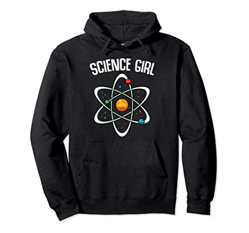 Science Girl Física Química Científica Estudio Molecular Sudadera con Capucha