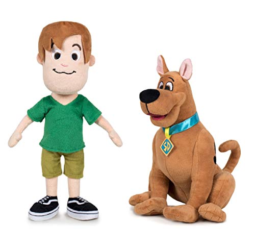 SCOOB! Scooby Doo - Peluches Nueva pelicula Calidad Super Soft (760018779) (28cm, Scooby Adulto + Shaggy)