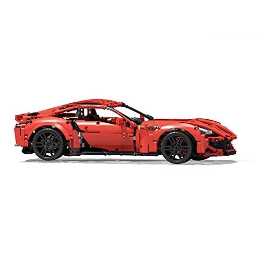 SENG MOC-66207 - Coche deportivo F12 Berlinetta (1171 piezas, 1/10, con bloques de sujeción, compatible con Lego)