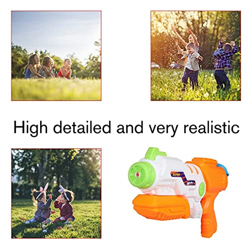 Sensiabl Juguetes de chorro de agua neumática Boy al aire libre agua playa rafting combate agua jet gran capacidad agua spray juguete naranja rango: 10m 47 * 18 * 8 cm