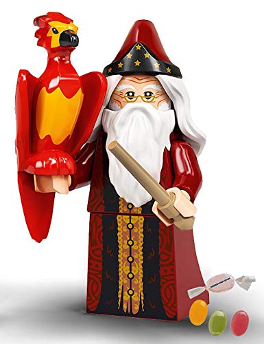 Serie 2 Lego® 71028 Harry Potter™ minifiguras 02 Albus Dumbledore adicionalmente 1 x Sticker-und-Co Fruchtmix Bonbon