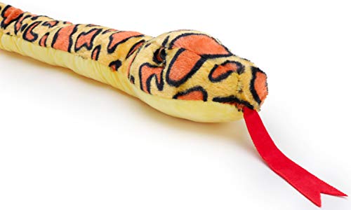 Serpiente felpa gigante - 180cm - Juguetes blandos para niños (Orange)