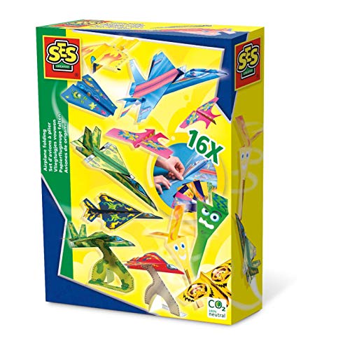 SES Creative- Set de Montaje de Aviones para niños SES, Multicolor (00852)