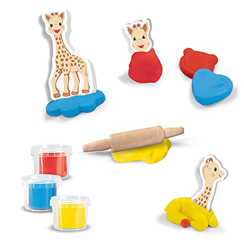 SES Creative- Sophie La Jirafa-Plastilina de Animales Girafe, Multicolor (14496)