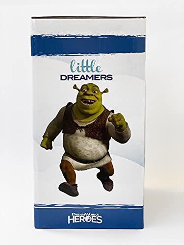 Set de regalo DreamWorks Heroes, Shrek, Kung Fu Panda, Madagascar, Home – Taza de 300 ml + peluche de peluche Little Dreamers Idea de regalo (Shrek – Oger)