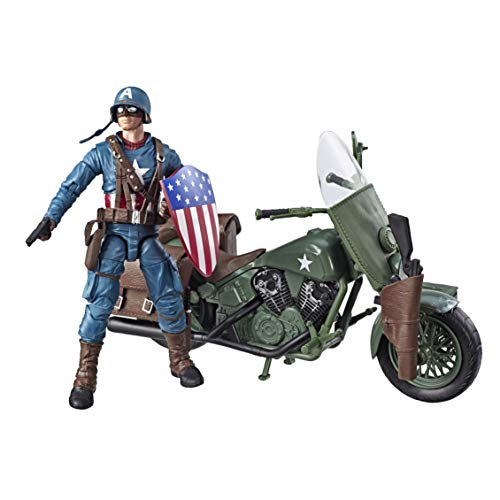 Set figura y vehiculo Capitan America Marvel Legends