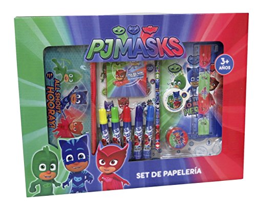 Set papeleria PJ Masks 20pzs