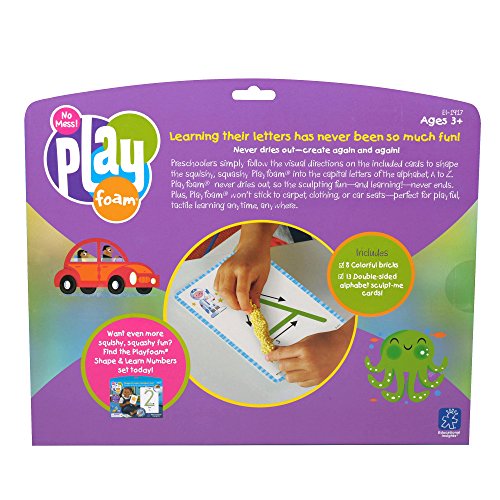 Set para modelar y aprender el alfabeto con Playfoam de Learning Resources