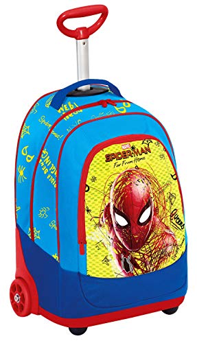 Seven Big Trolley Spider-man Movie Legendary Trolley para portátil 48 centimeters 30 Multicolor (Blu e Rosso)