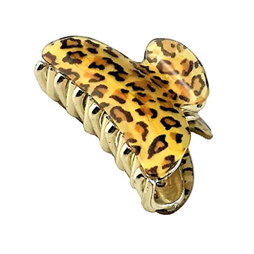 sharprepublic Clips De Agarre De Garra De Pelo Grande De Leopardo De Las Mujeres Pinzas para El Cabello Broche Herramientas De Maquillaje - Leopardo Ligero S