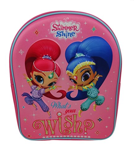 Shimmer and Shine - Mochila infantil (32 cm, 7 L), color rosa