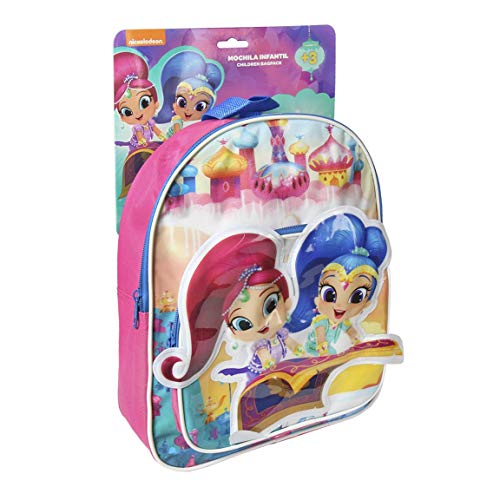 Shimmer y Shine Mochila para Niñas, Bolso Equipaje Infantil, Mochila Guarderia, Regalo para Niñas